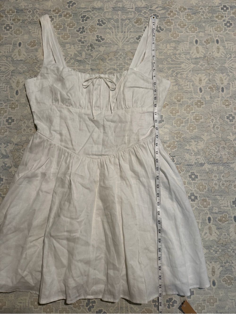 NWT Reformation Daria Linen Dress - Sorority, Cottagecore, Vacation, Coquette - Picture 14 of 16